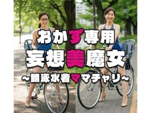 【人妻・主婦同人】【おかず専用】妄想美魔女〜競泳水着ママチャリ7〜│AI美魔女
