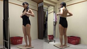 1oks00194│ゆうきすず 濡れてテカってピッタリ密着 神スク水 可愛い女子のスクール水着姿をじっとりと堪能!着替え撮影から始まり貧乳から巨乳にパイパン、ハミ毛、ジョリワキ等のフェチ接写やローションソーププレイやスク水ぶっかけ等を完全着衣で楽しむAV│人妻素人